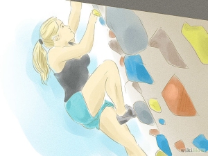 Indoor climbing simulates the bodily movements of climbing real rocks